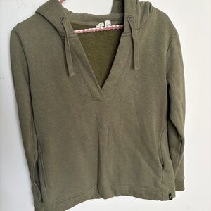 Tentree Olive Green Pullover Hoodie Women's Size Medium